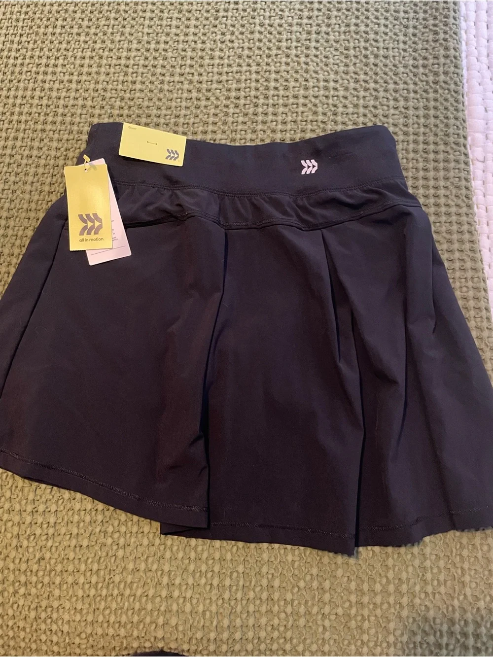 NWT All in Motion Girl's Black Athletic Skort